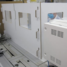 画像をギャラリービューアに読み込む, オフィス向けデスク用ダンボールパーテーション(白 窓あり)