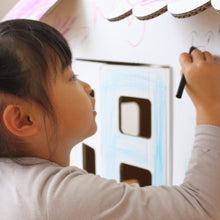 画像をギャラリービューアに読み込む, ダンボールハウス(白)