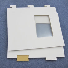 画像をギャラリービューアに読み込む, オフィス向けデスク用ダンボールパーテーション(白 窓あり)