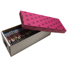 画像をギャラリービューアに読み込む, コミック収納ボックス(麻の葉模様)5セット入り