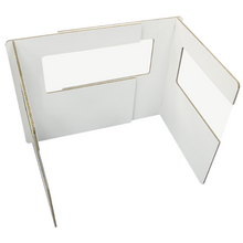 画像をギャラリービューアに読み込む, オフィス向けダンボールパーテーション ダンパ2.0(白 窓あり)